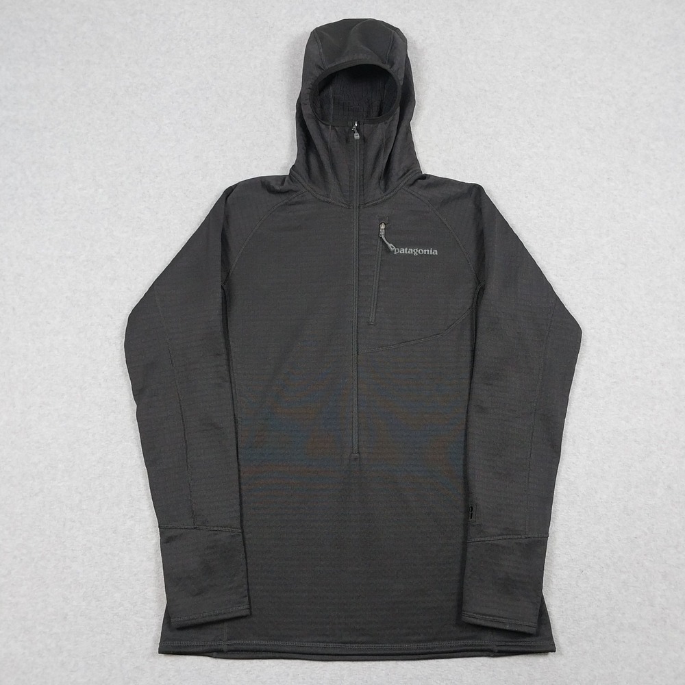 Patagonia R1 Hoody Womens Medium Black Regulator Zip Hooded Jacket Hiking